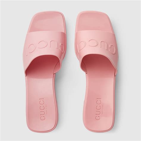 pastel gucci slides|gucci platform sandals.